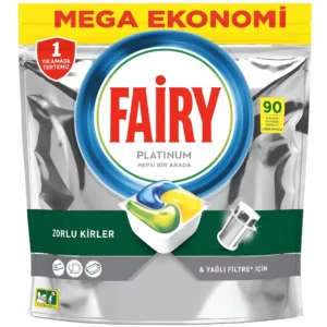 قرص ماشین ظرفشویی فیری مدل پلاتینیوم Fairy Platinum بسته 90 عددی وزن 1000 گرم
