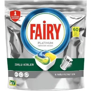 قرص ماشین ظرفشویی فیری مدل پلاتینیوم Fairy Platinum بسته 50 عددی وزن 650 گرم