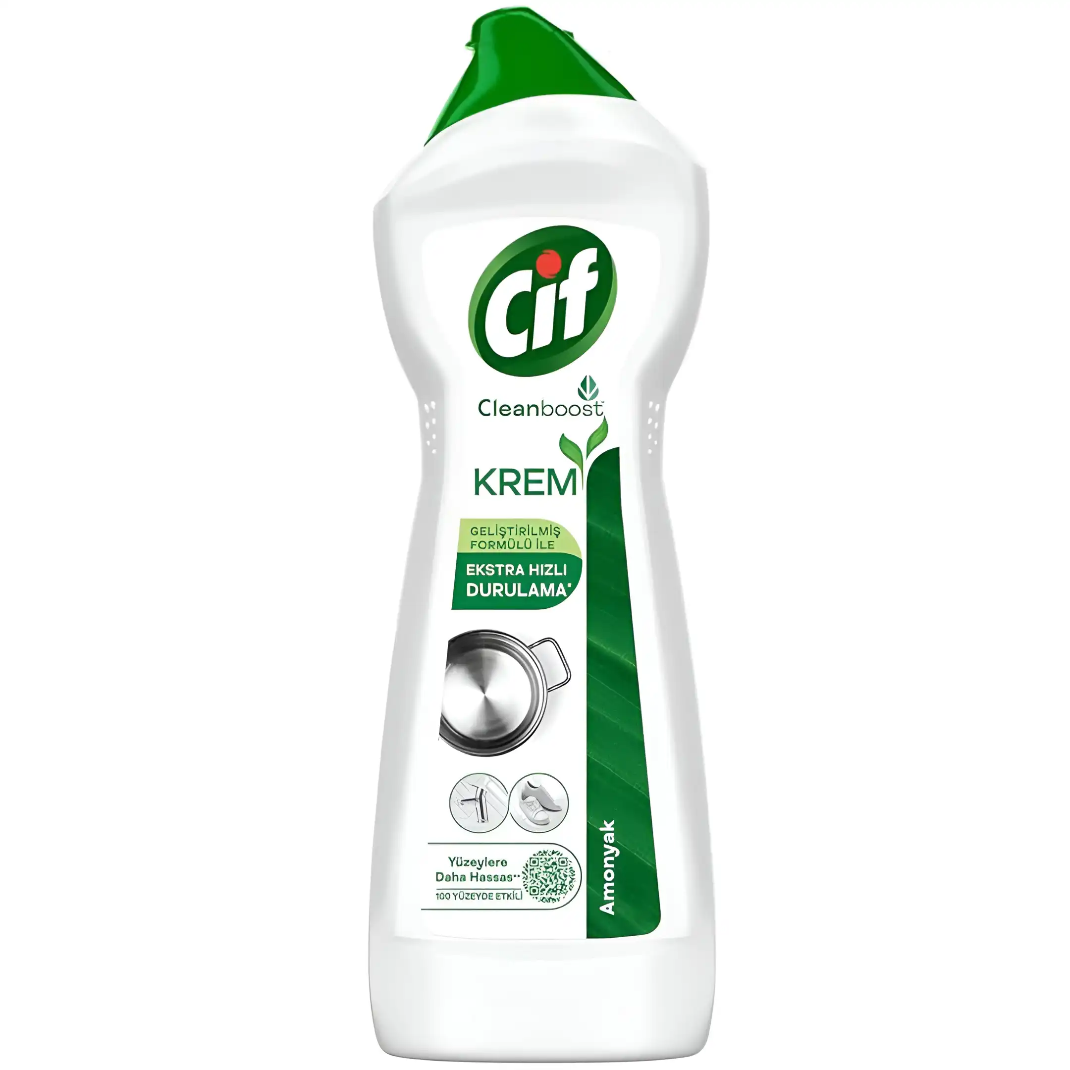 مایع ظرفشویی سیف آمونیاک CIF Cleanboost KREM Amonyak...