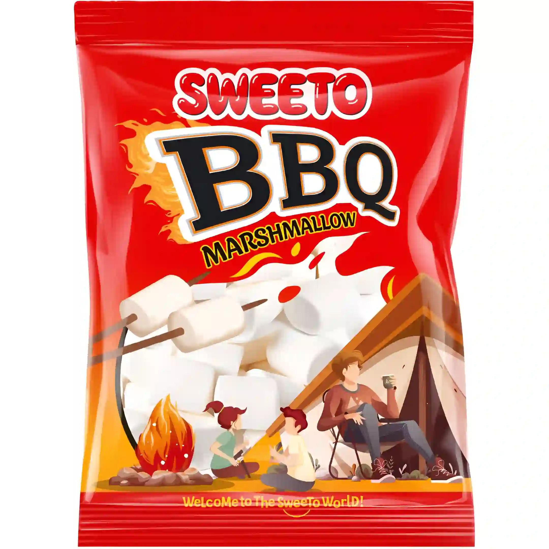مارشمالو کبابی سوییتو Sweeto BBQ Marshmallow وزن 250...