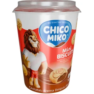 بیسکویت لیوانی چیکو میکو با مغز شکلاتی Chico Miko وزن 120 گرم