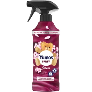 اسپری خوشبو کننده یوموش با رایحه شکوفه‌های ساکورا Yumos Sakura حجم 450 میل