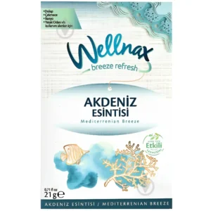 خوشبو کننده ولناکس مناسب کمد لباس، حوله و رخت خواب با اسانس مدیترانه ای Wellnax Akdeniz Esintisi وزن 21 گرم