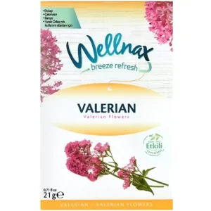 خوشبو کننده ولناکس مناسب کمد لباس، حوله و رخت خواب با اسانس گل والرین Wellnax Valerian وزن 21 گرم