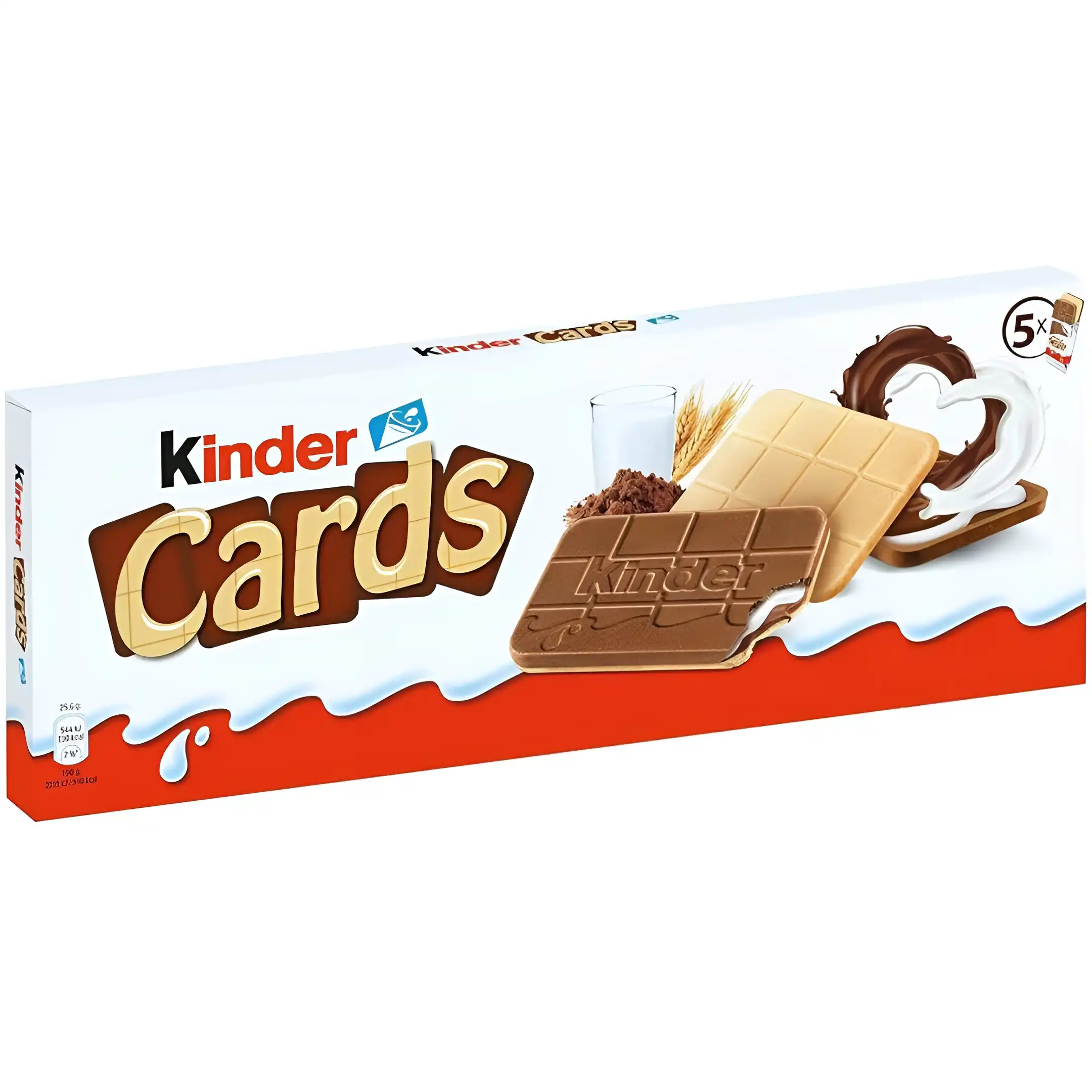 بیسکوئیت شکلاتی کیندر کاردز Kinder Cards بسته 5...