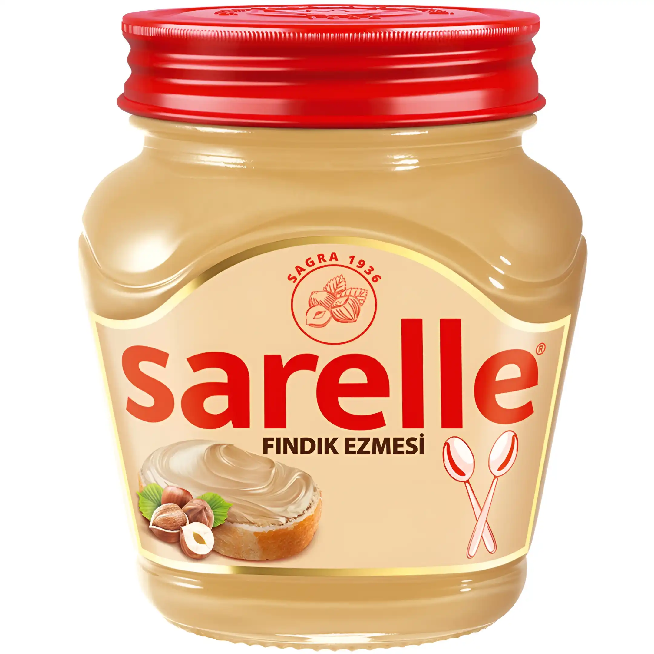 شکلات صبحانه سفید سارله با کرم فندقی Sarelle...