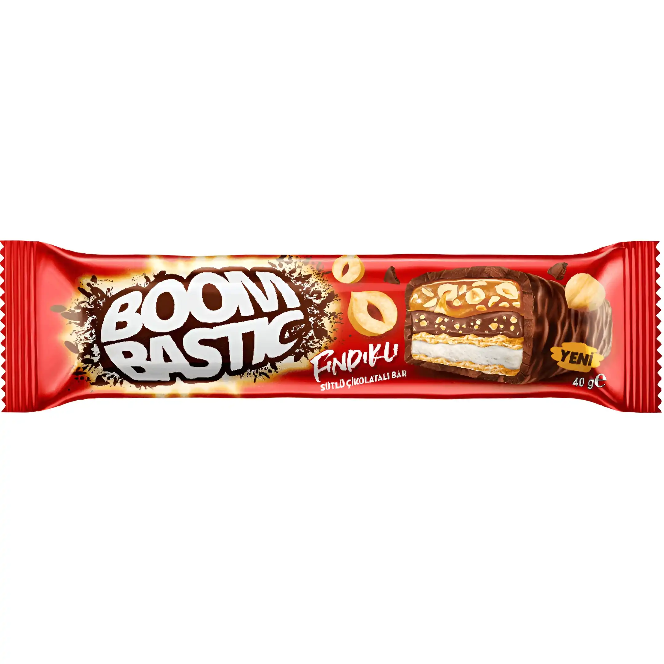 شکلات چند لایه بوم باستیک با مغز فندقی...