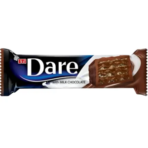 ویفر اتی دیر با کرم شکلات تلخ و خامه Eti Dare وزن 50 گرم