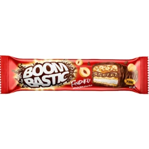 شکلات چند لایه بوم باستیک با مغز بادام زمینی Boombastic Findikli وزن 40 گرم