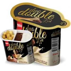 بیسکوییت چوبی دو دابل با کرم فندقی Duo Double وزن 200 گرم