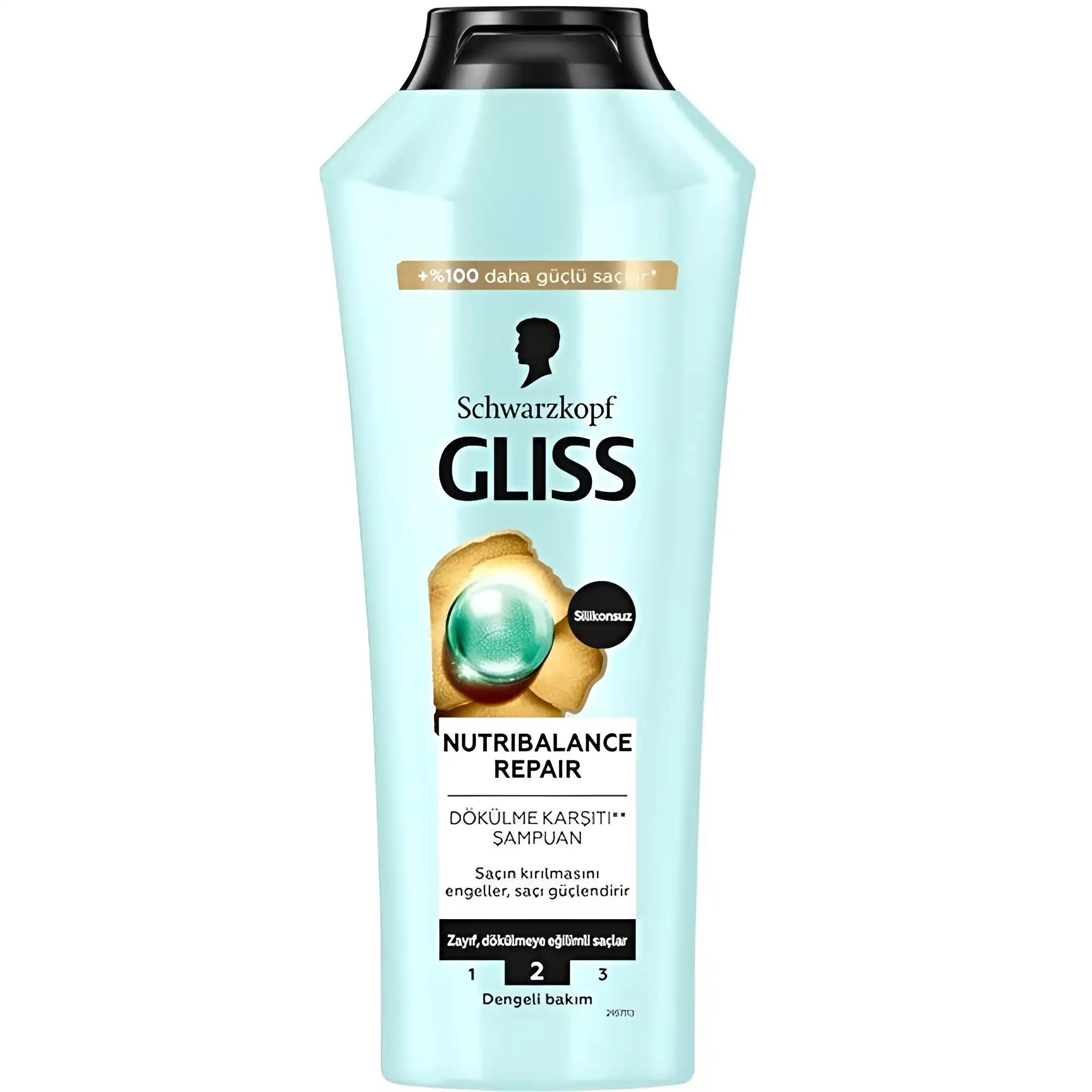 شامپو مو شوارزکوف گلیس Gliss Nutribalance repair حجم...