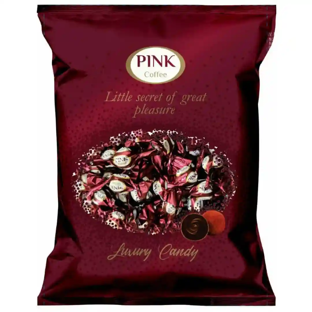 شکلات ترافل پینک با مغز کرم قهوه Pink Coffe وزن ۵۰۰ گرم