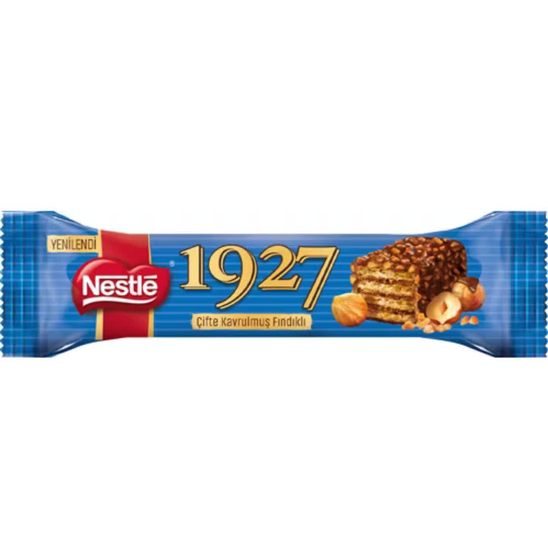 ويفر شکلاتی نستله Nestle 1927 فندوقی روکش دار وزن 31 گرم