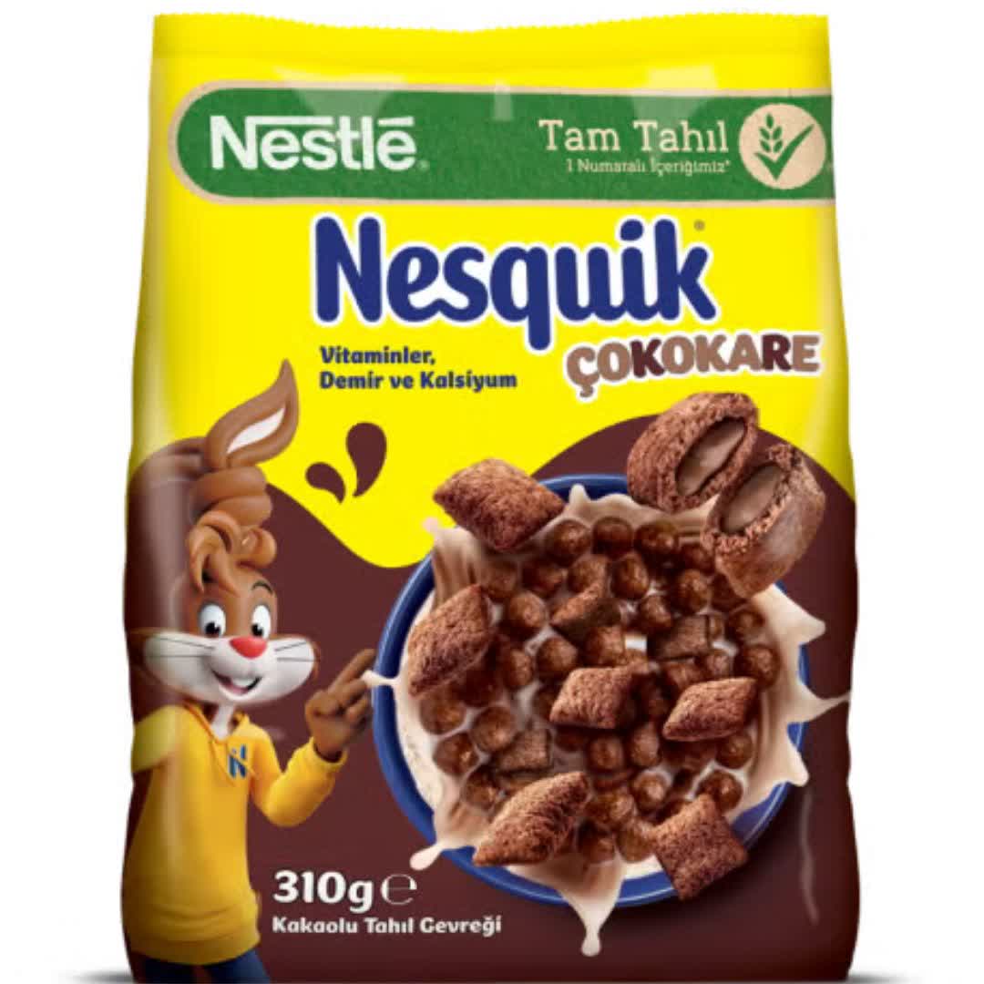 کورن فلکس شکلاتی نسکوییک Nesquik با مغز کاکائو وزن 310 گرم