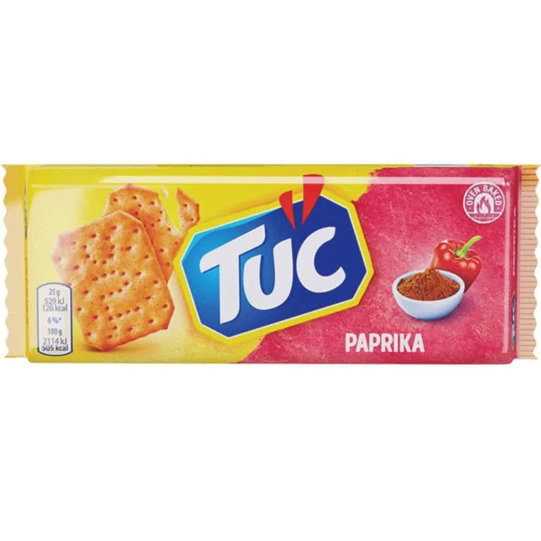 بیسکویت کراکر توک TUC PAPRIKA با طعم فلفل پاپریکا 100 گرم