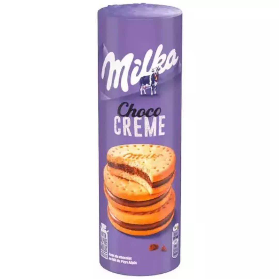 بیسکویت کرم دار میلکا Milka Choco Cream وزن 260 گرم