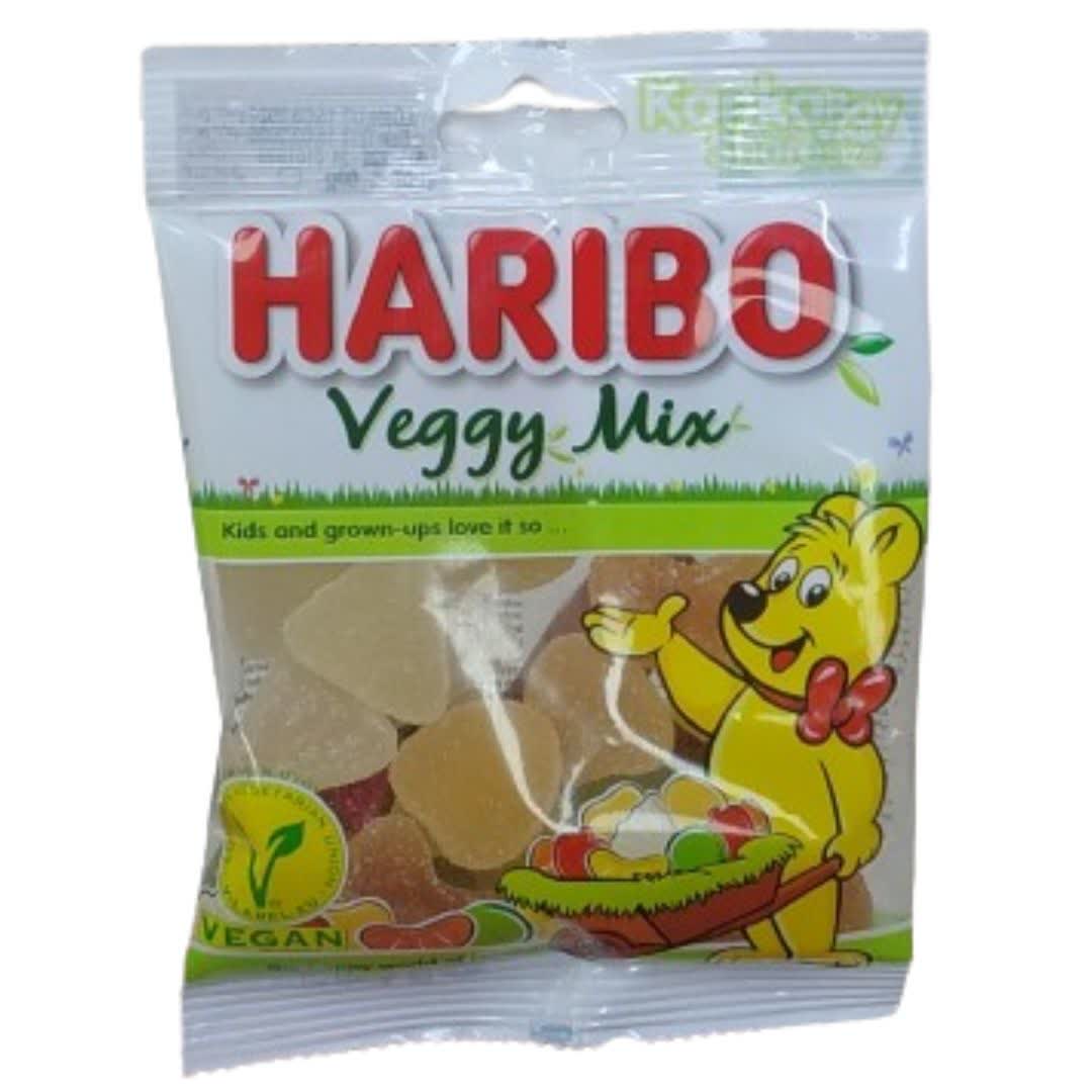 پاستیل هاریبو Haribo مدل وگی میکس Veggy Mix وزن 160 گرم