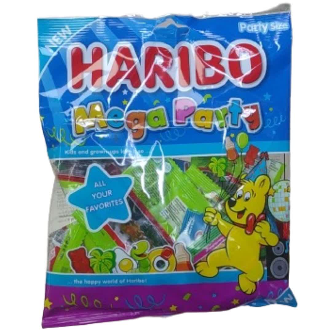 پاستیل هاریبو Haribo مخلوط مدل مگا پپارتی Mega party وزن 160 گرم