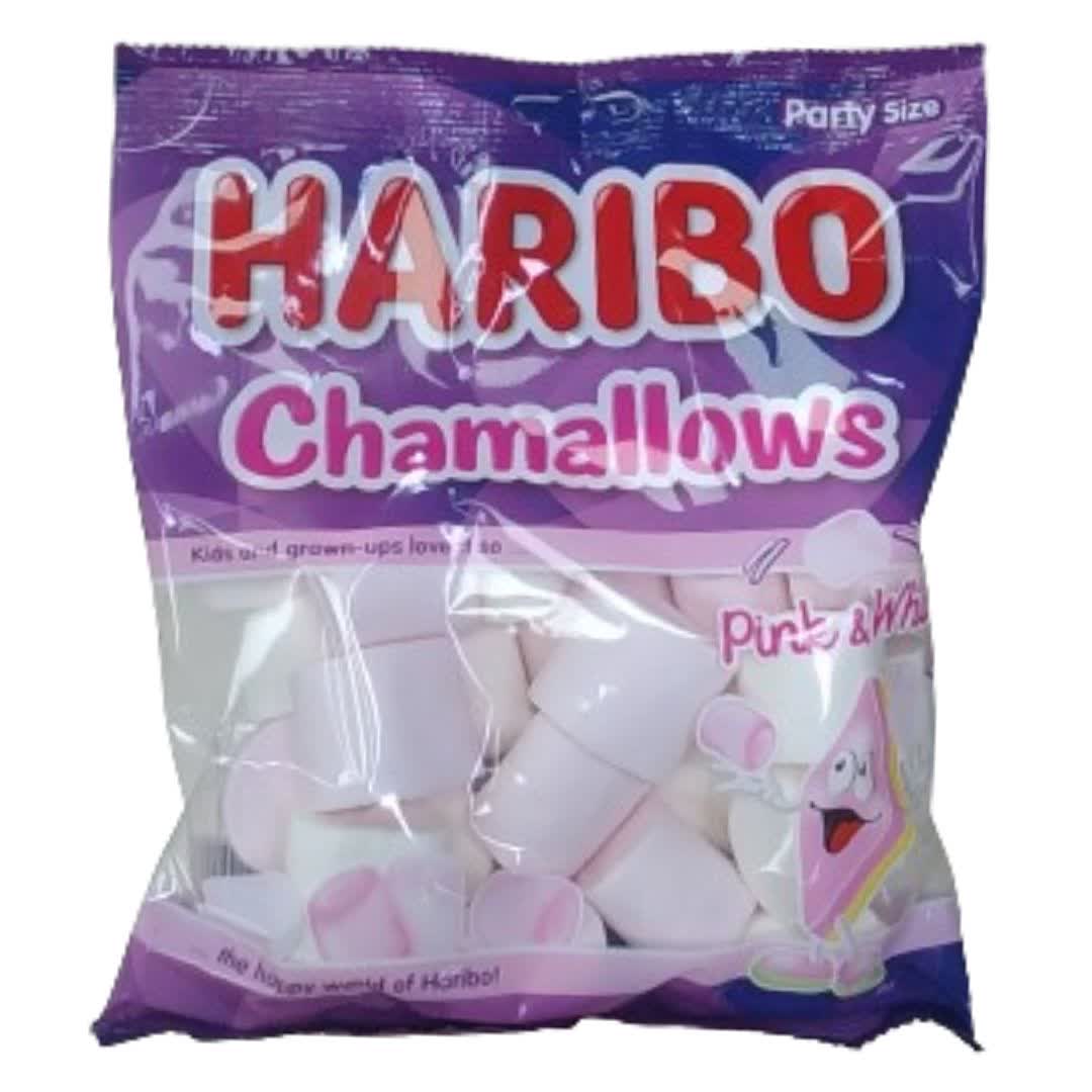 مارشمالو هاریبو HARIBO سفید و صورتی Pink & White وزن 150 گرم