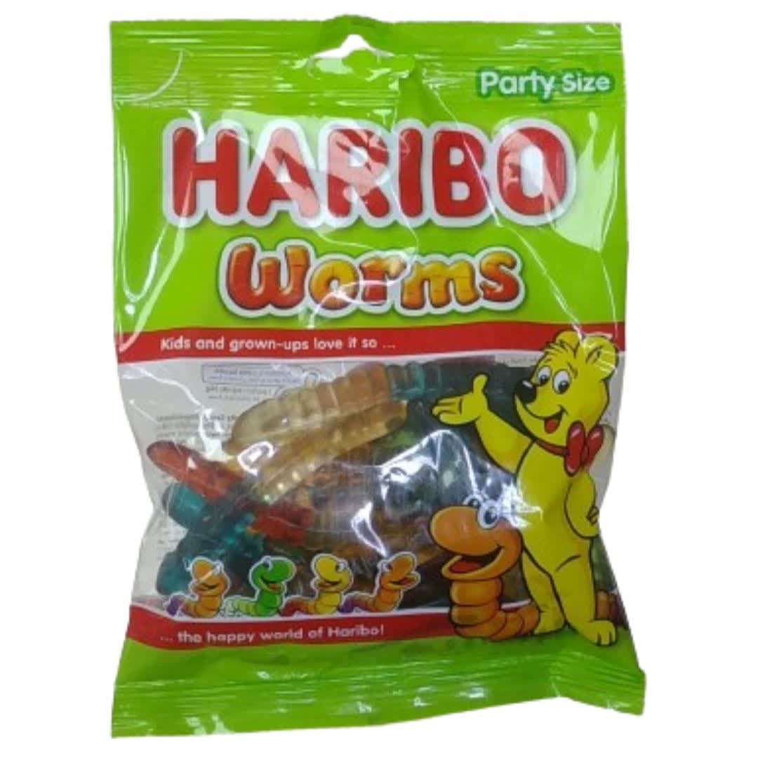 پاستیل هاریبو Haribo مدل کرمی Worms وزن 160 گرم