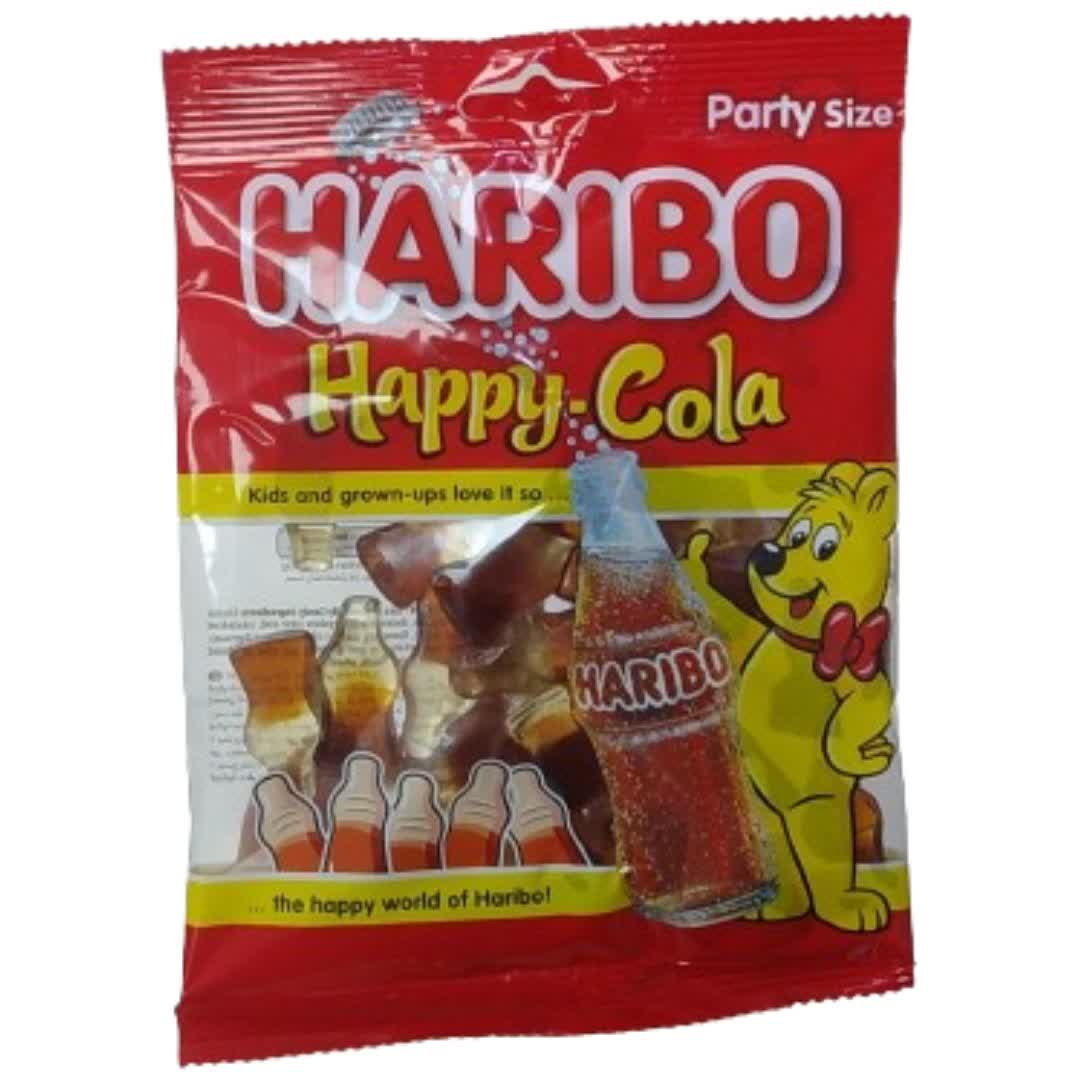 پاستیل نوشابه ای هاریبو Haribo مدل Happy Cola وزن 160 گرم