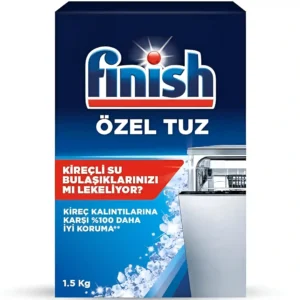 نمک ماشین ظرفشویی فینیش Finsh Ozel Tuz Black وزن 1500 گرم