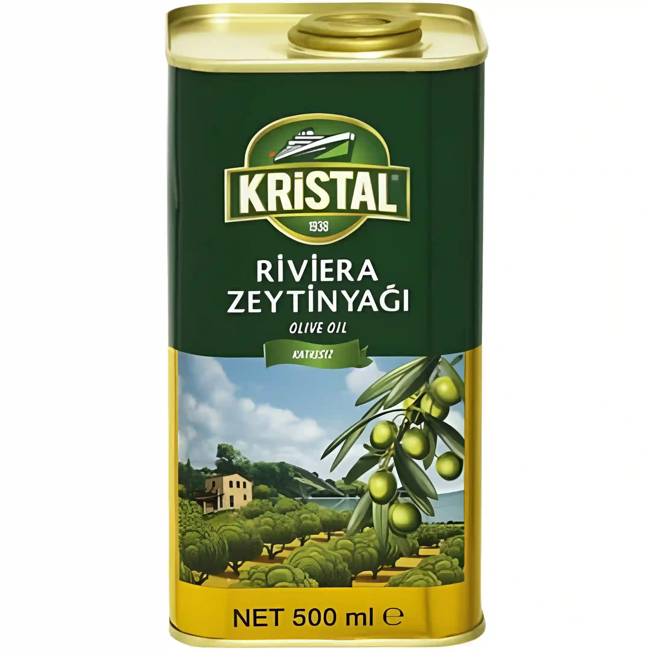 روغن زیتون ریویرا کریستال Kristal Riviera Zeytinyagi قوطی...