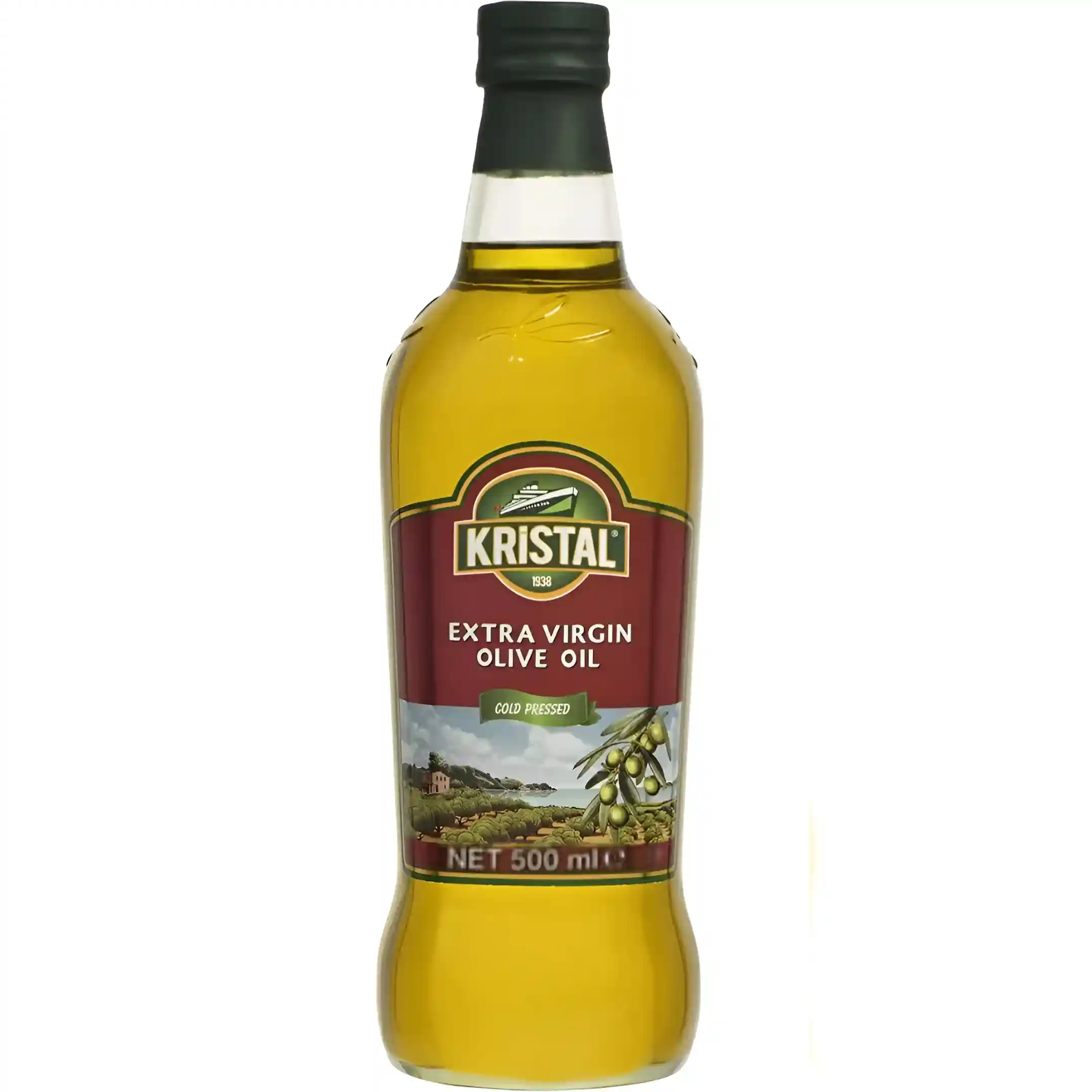 روغن زیتون اکسترا ورجین کریستال Kristal Extra Virgin Olive Oil حجم 500 میل