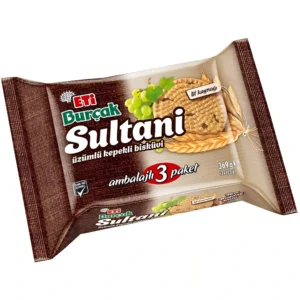 بیسکوییت اتی بورچاک سلطانی Eti Burcak Sultani وزن 369 گرم