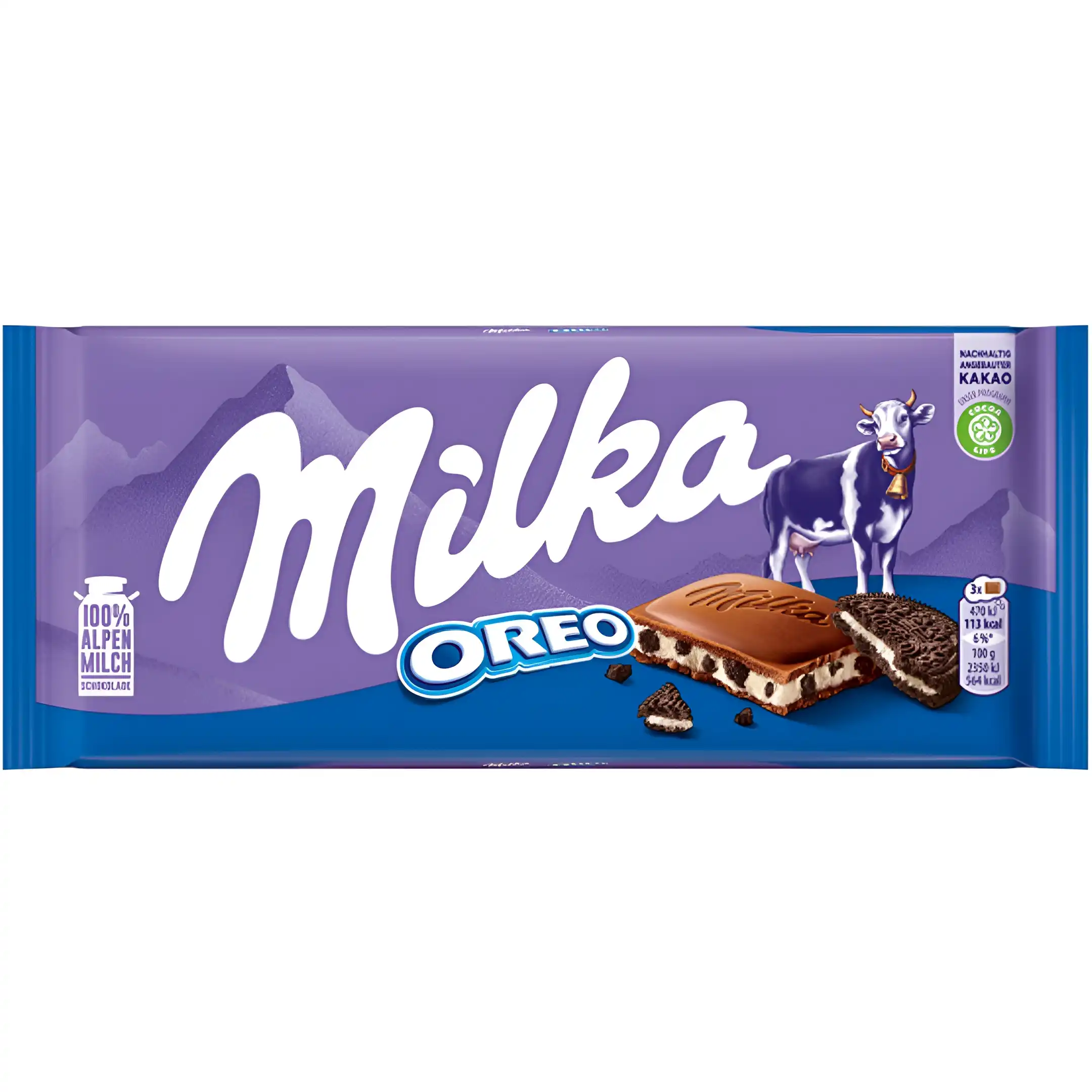 شکلات میلکا اورئو Milka وزن 100 گرم