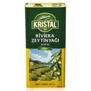 روغن زیتون ریویرا کریستال Kristal Riviera Zeytinyagi قوطی 5 لیتری