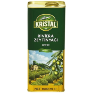 روغن زیتون کریستال Kristal Riviera Zeytinyagi قوطی 1 لیتری