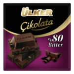 شکلات تخته ای اولکر با طعم تلخ 80 درصد Ulker Cikolata Bitter وزن 60 گرم