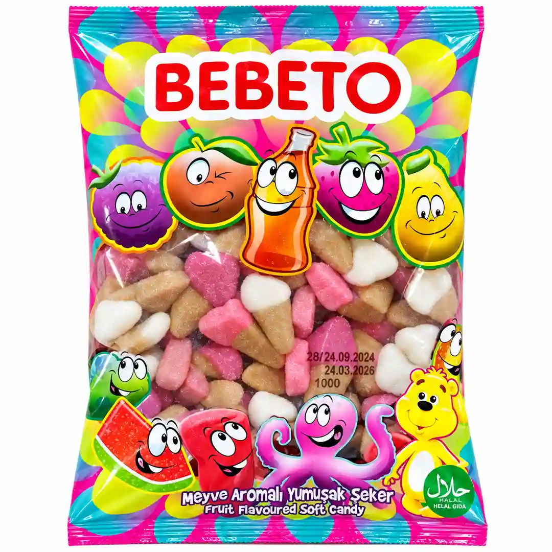 پاستیل ببتو مدل بستنی بزرگ Bebeto بسته 1...