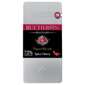 شکلات تلخ 72% بوچرون با طعم گیلاس تند Bucheron Stand'art وزن 100 گرم