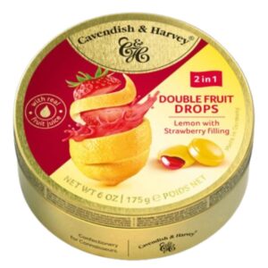 آبنبات لیمو و توت فرنگی کاوندیش Cavendish وزن 175 گرم