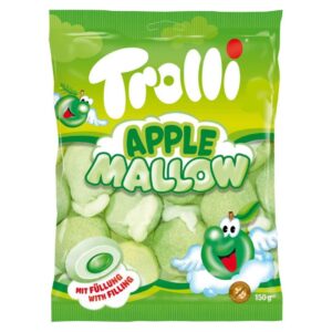 مارشمالو ترولی طعم سیب Trolli Apple Mallow وزن 150 گرم