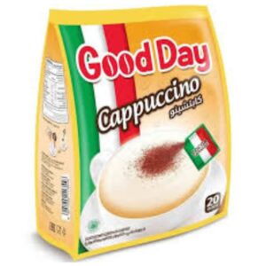 پودر کاپیچینو فوری بدون شکر گوددی Good day گرانول‌دار ساشه ۱۳ گرمی بسته 20 عددی