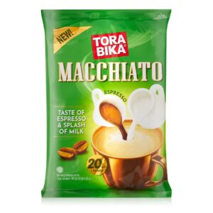 قهوه فوری ماکیاتو تورابیکا با طعم اسپرسو و شیر Torabika Macchiato بسته 20 عددی