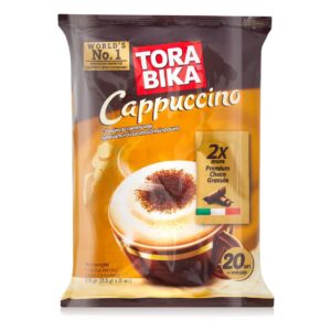 قهوه فوری کاپوچینو تورابیکا Torabika Cappuccino بسته 20 عددی
