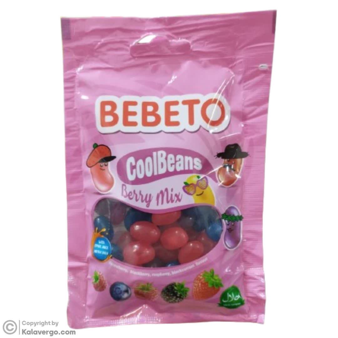 جیلی بیلی میوه های قرمز ببتو Bebeto cool beans Berry Mix وزن 60 گرم