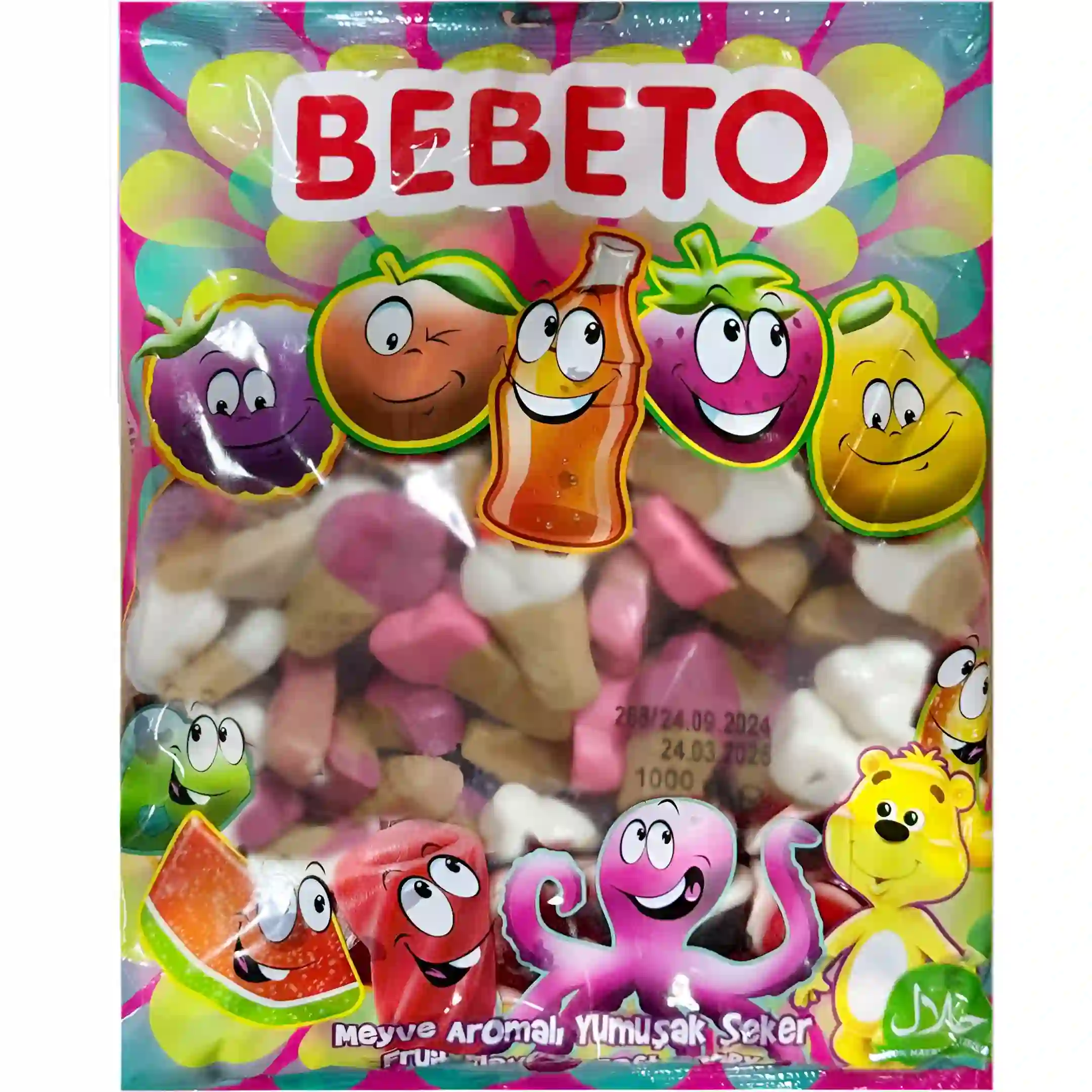 پاستیل ببتو مدل بستنی بزرگ Bebeto بسته یک...