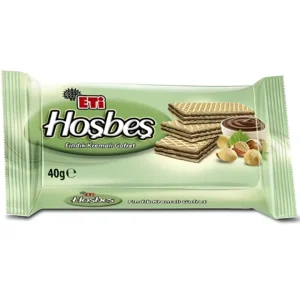 ویفر اتی هوش بش با کرم فندق Eti HosBes Findik Kremali Gofret وزن 40 گرم