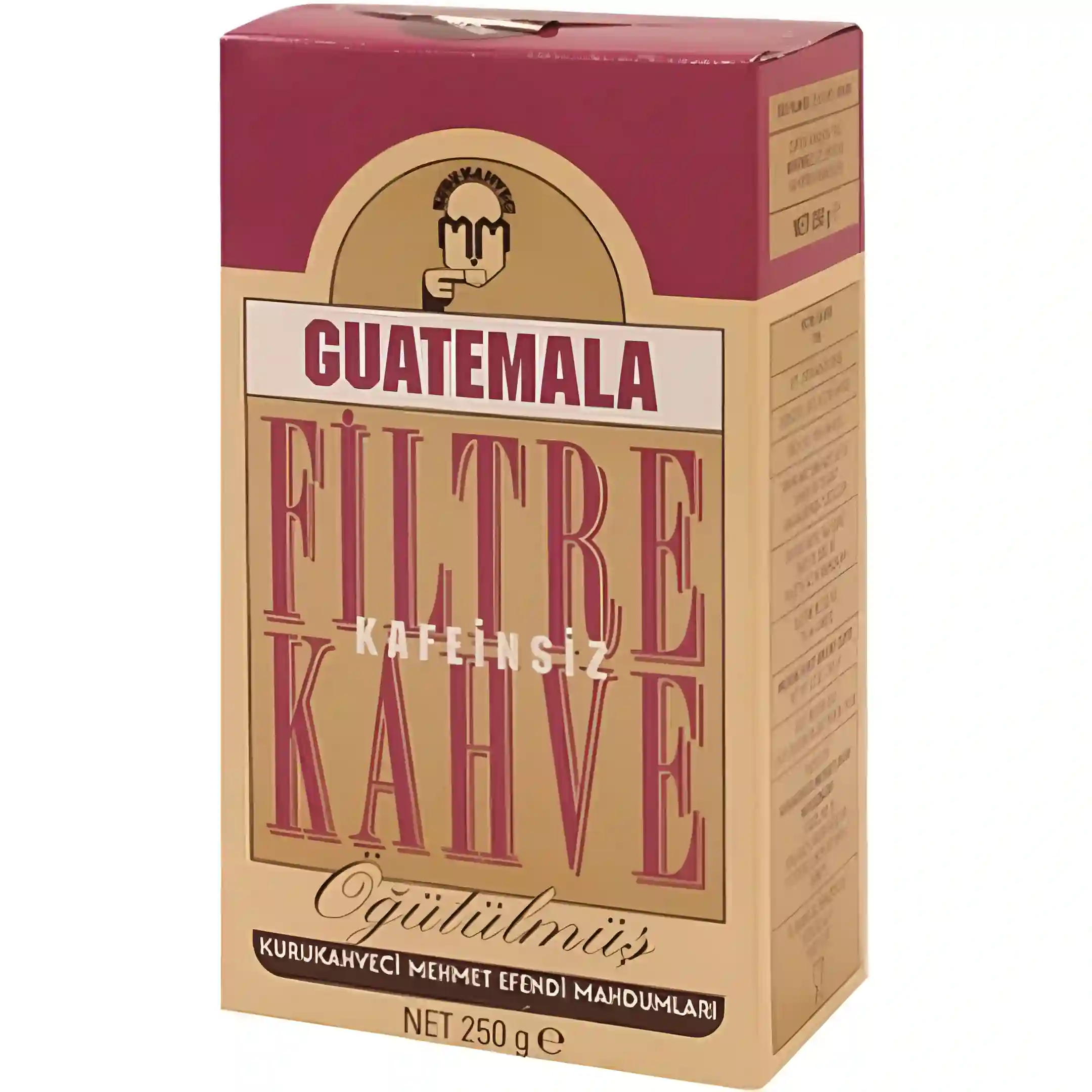 قهوه مهمت افندی گواتمالا بدون کافئین Mehmet Efendi Guatemala وزن 250 گرم