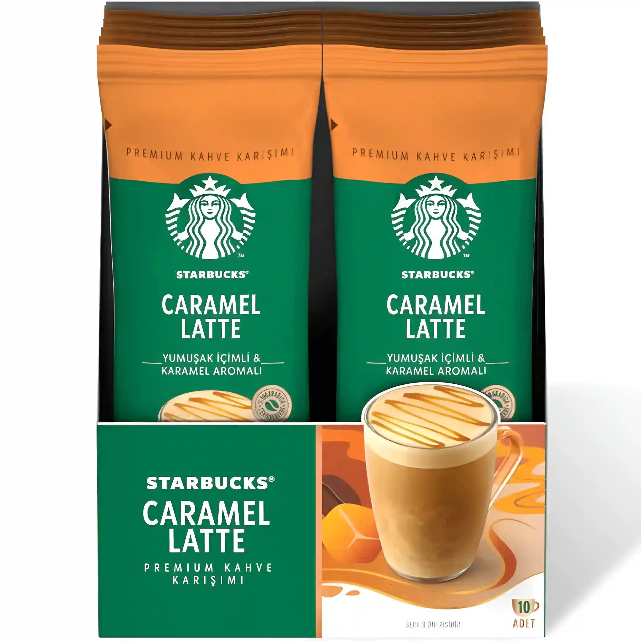 قهوه فوری استارباکس مدل کارامل لاته Starbucks Caramel...