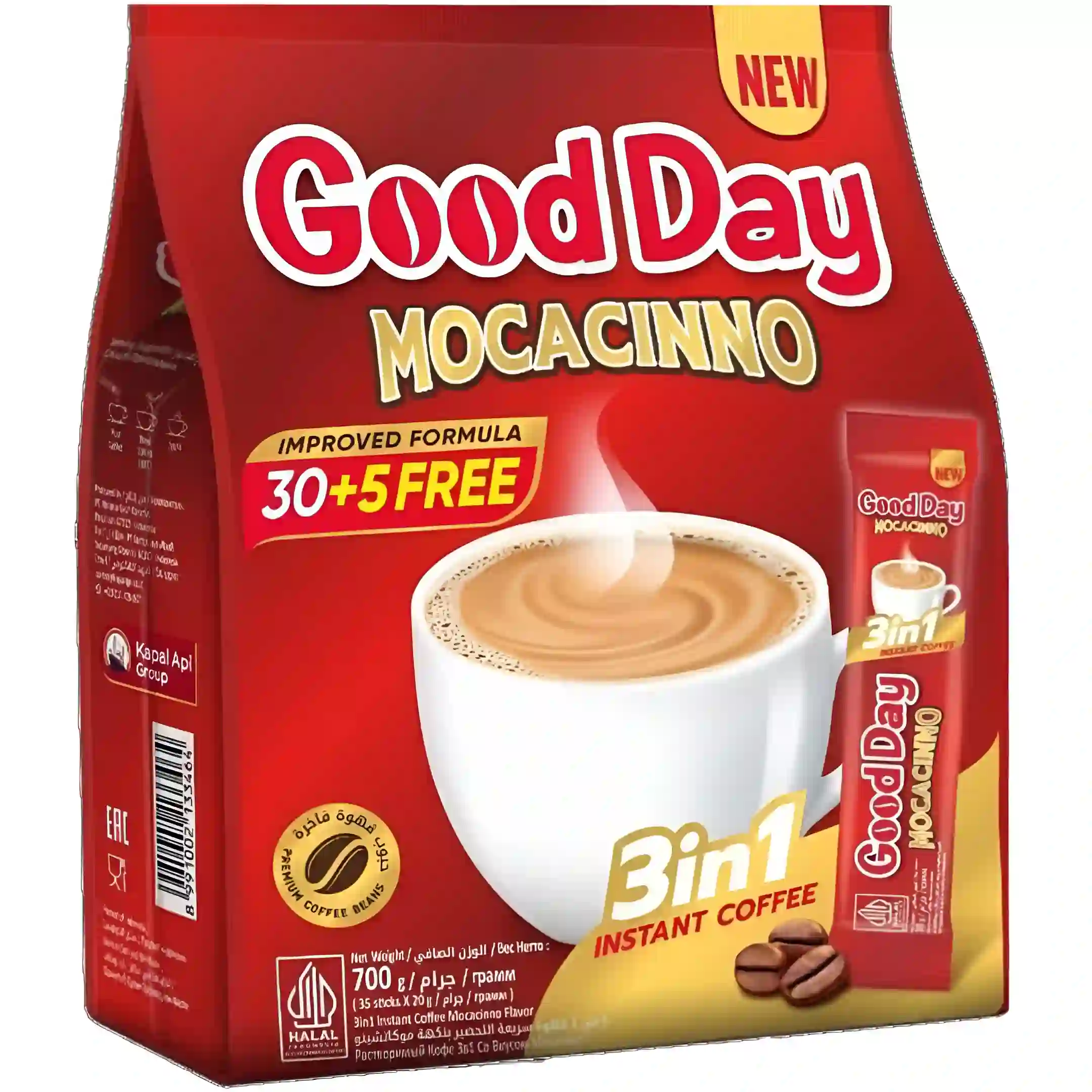 کافی میکس گوددی با طعم موکاچینو Good Day Mocacinno بسته ۳۵ عددی