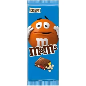 شکلات ام اند امز کریسپی با کرم شکلات شیری و مغز اسمارتیز m&m's Crispy وزن 165 گرم