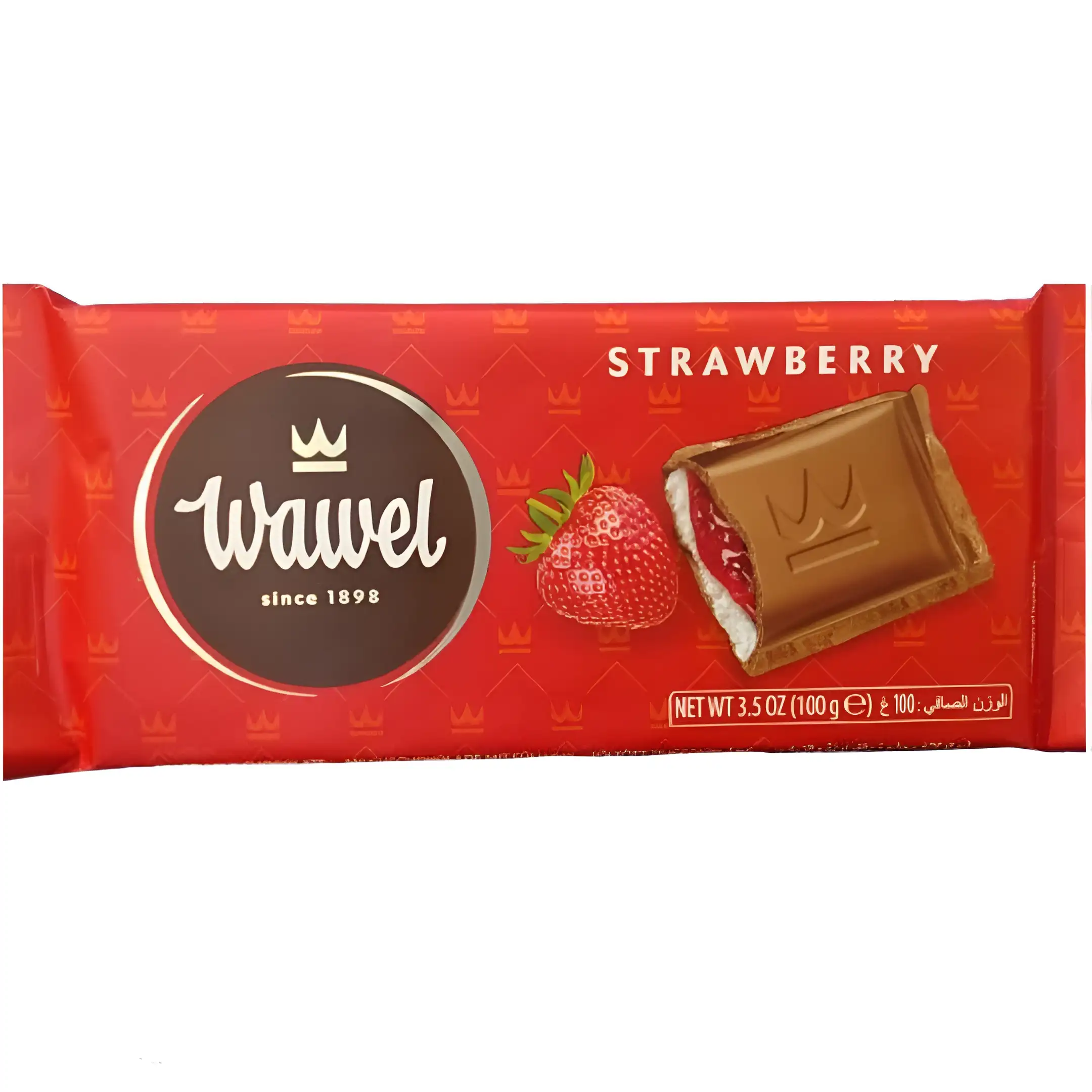 شکلات شیری واول توت فرنگی Wawel وزن 100...