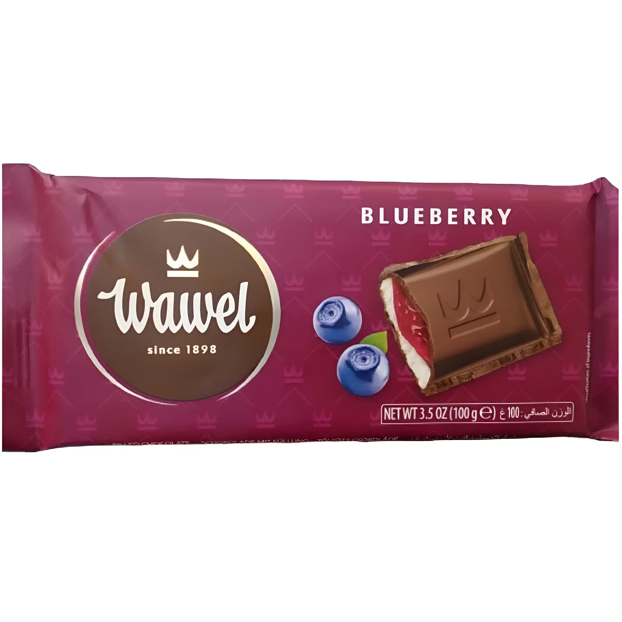 شکلات شیری واول بلوبری Wawel وزن 100 گرم