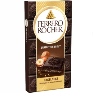شکلات تلخ 55% فررو روشر با مغز فندقی FERRERO ROCHER وزن 90 گرم
